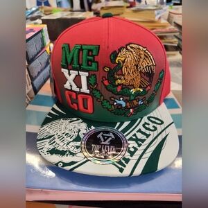 Red and Green Mexico Trucker Hat